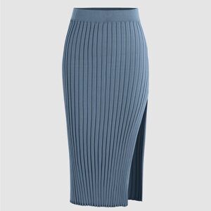 Ribbed Knit Pencil Skirt - part of matching set